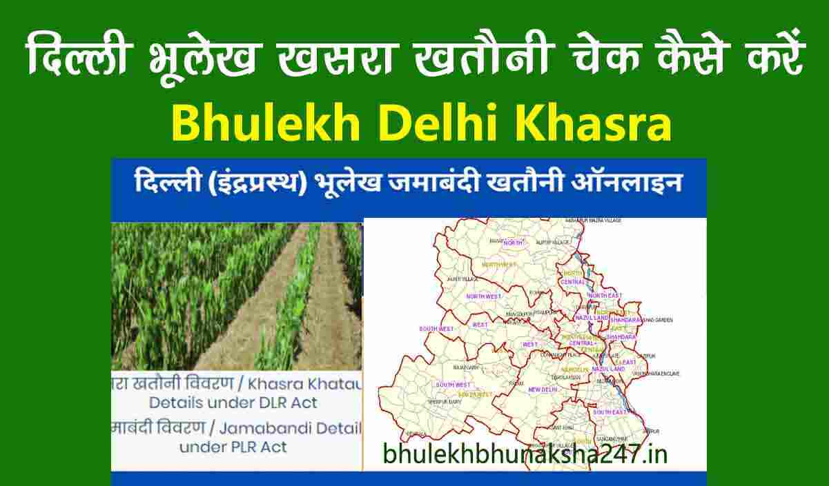 delhi bhulekh online and delhi