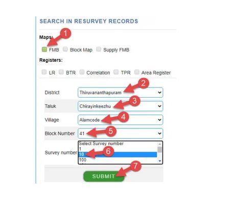 Bhulekh Kerala Survey And Land Records Online 