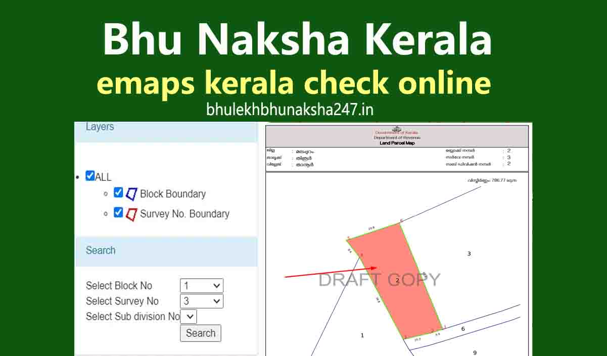 bhu naksha kerala check emaps