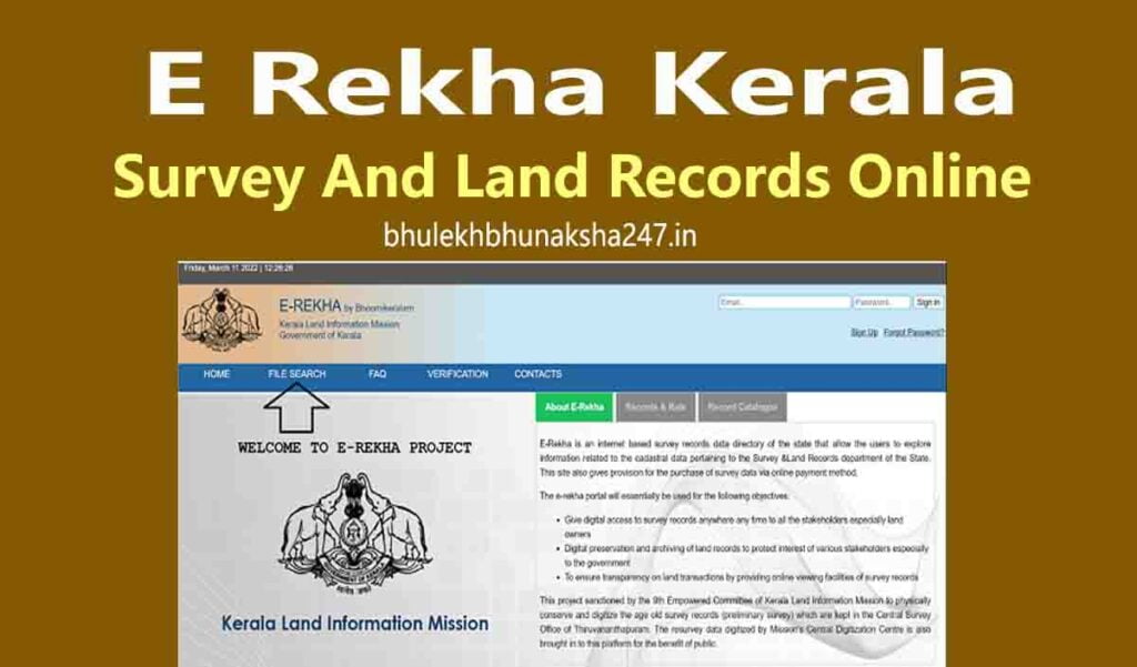 Bhulekh Kerala Survey And Land Records Online 